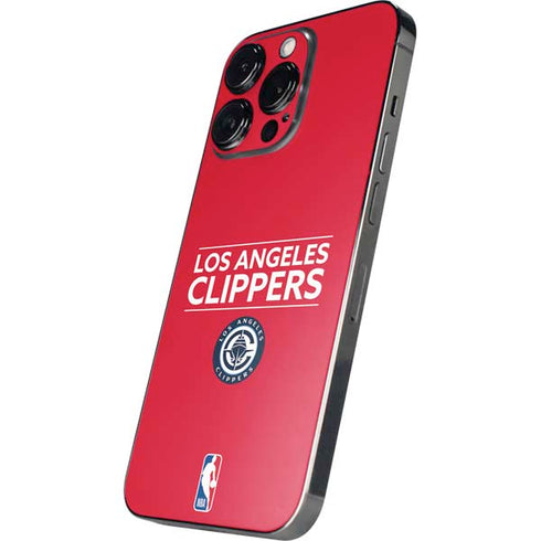 NBA Los Angeles Clippers Standard Red iPhone 14 Pro Skin